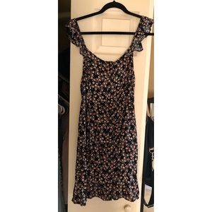 Mossimo black floral dress